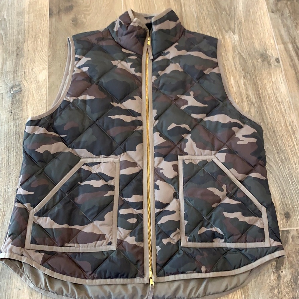 JCrew Camouflage vest